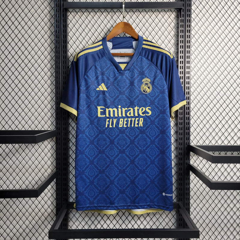 Camisa Real Madrid Royal Blue 23/24 - Versão Torcedor Masculina