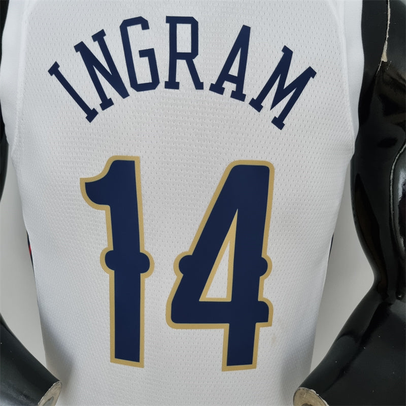 Camisa New Orleans Pelicans NBA - Nike White - Ingram 14