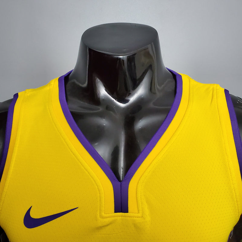 Camisa Los Angeles Lakers NBA - Nike Yellow - James 6