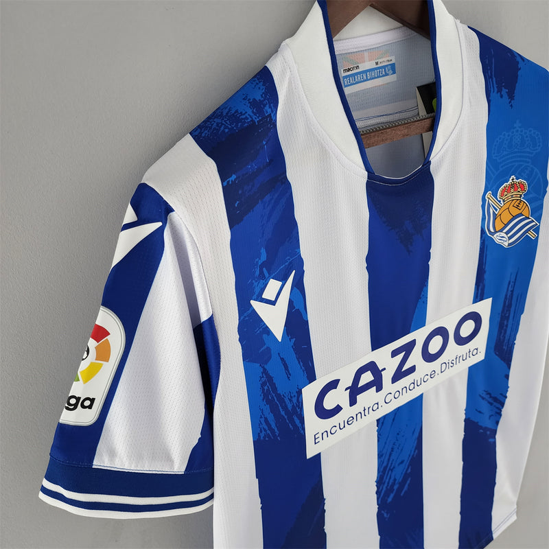 Camisa Real Sociedad Home 22/23 - Versão Torcedor Masculina