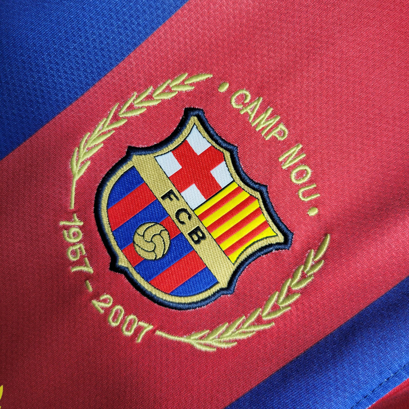Camisa Barcelona Retrô 07/08 - Versão Torcedor Masculina