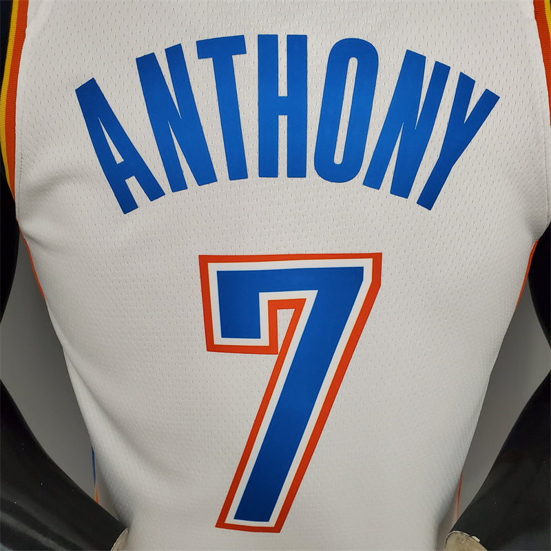 Camisa Oklahoma City Thunder NBA - Nike White - Anthony 7