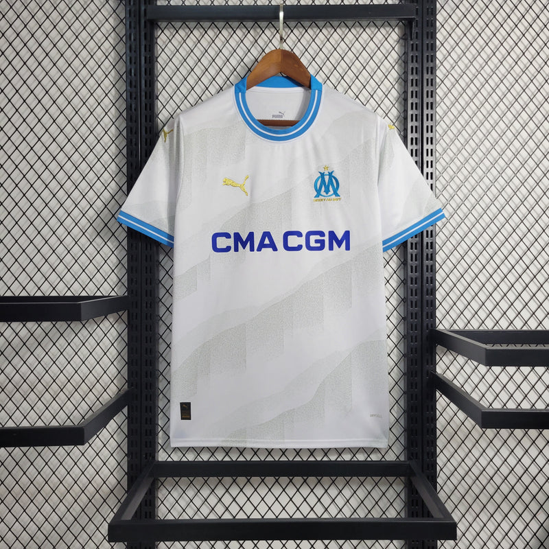 Camisa Olympique de Marseille Home 23/24 - Versão Torcedor Masculina