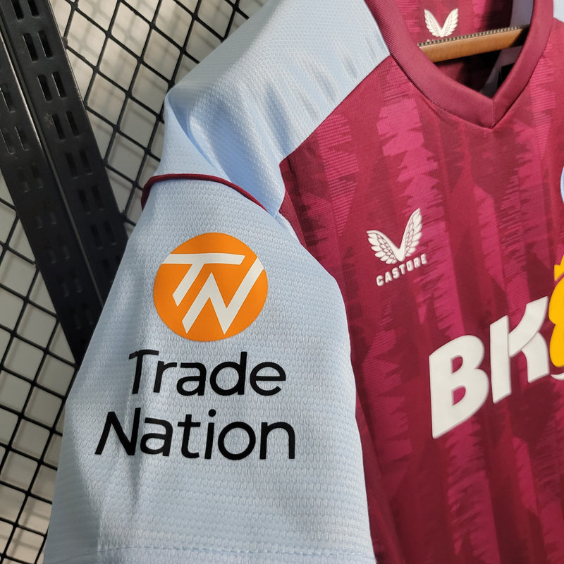 Camisa Aston Villa Home 23/24 - Versão Torcedor Masculina