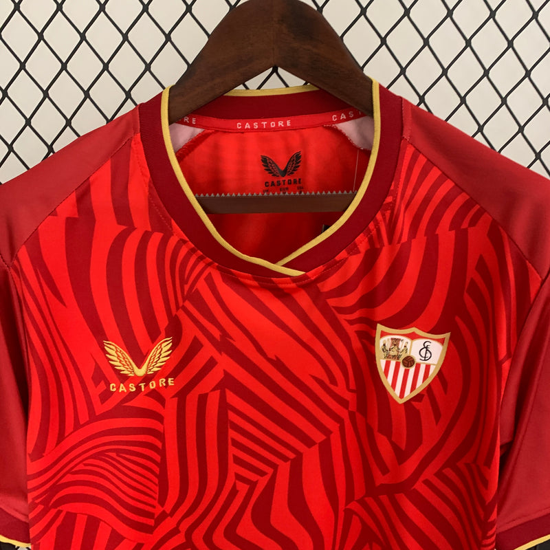 Camisa Sevilla Away 23/24 - VersãoTorcedor Masculina