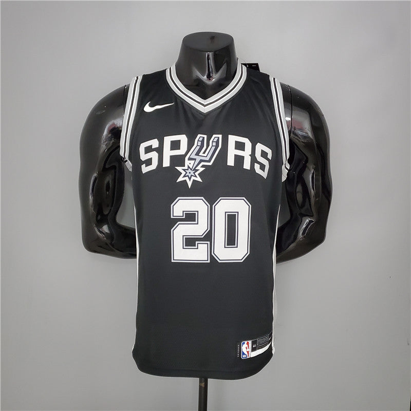 Camisa San Antonio Spurs NBA - Nike Black - Ginobili 20