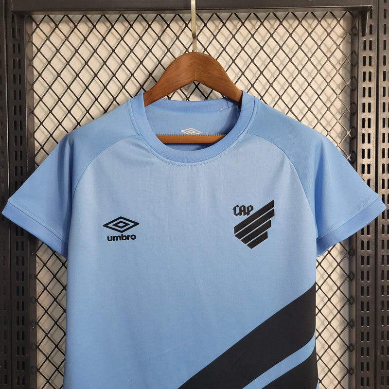 Kit Infantil Athletico Paranaense - Away II 23/24 - Umbro - Azul Claro