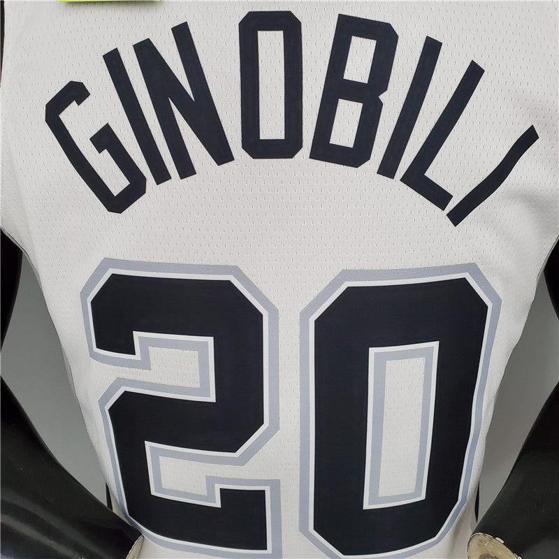 Camisa San Antonio Spurs NBA - White - Ginobili 20