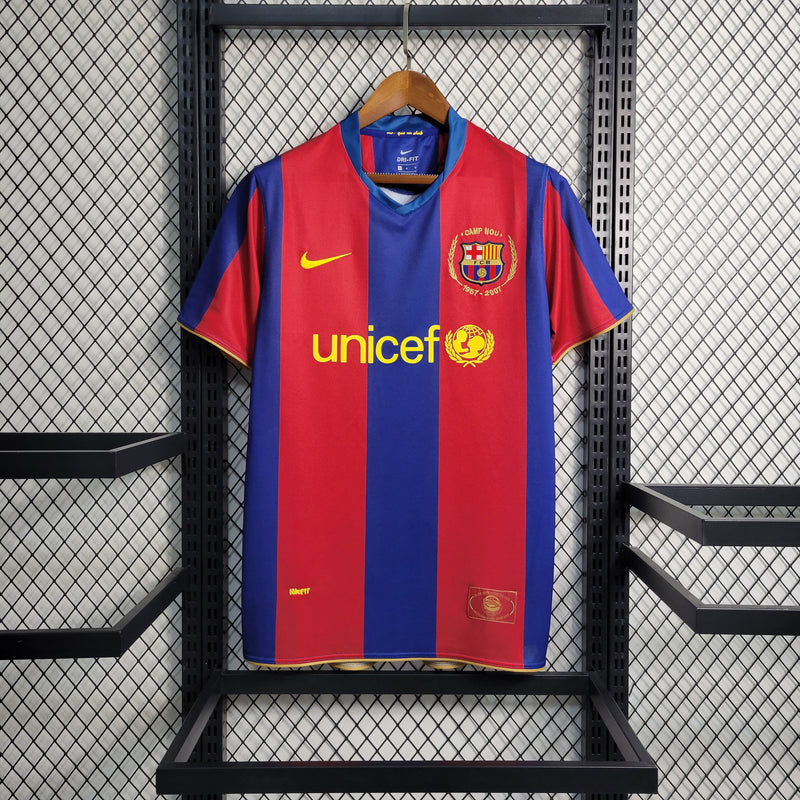 Camisa Barcelona Retrô 07/08 - Versão Torcedor Masculina