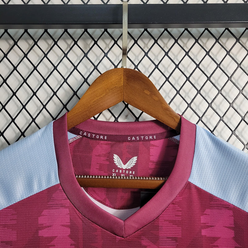 Camisa Aston Villa Home 23/24 - Versão Torcedor Masculina