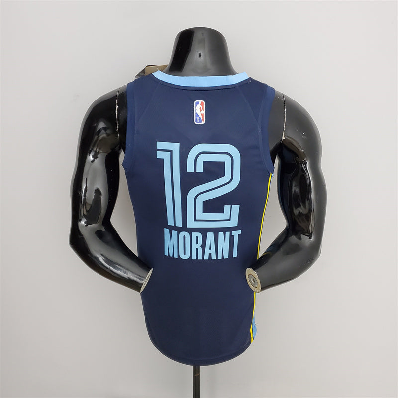 Camisa Memphis Grizzlies NBA - Nike Navy Blue - Morant 12