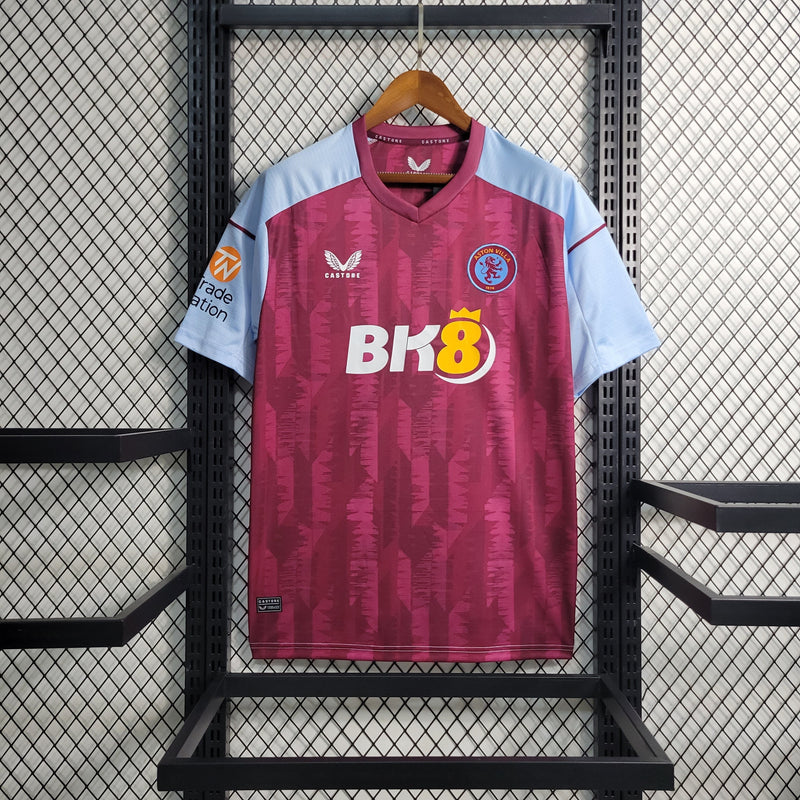 Camisa Aston Villa Home 23/24 - Versão Torcedor Masculina