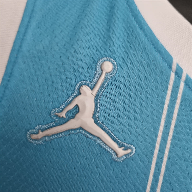 Camisa Charlotte Hornets NBA - Jordan Light Blue - Ball 1