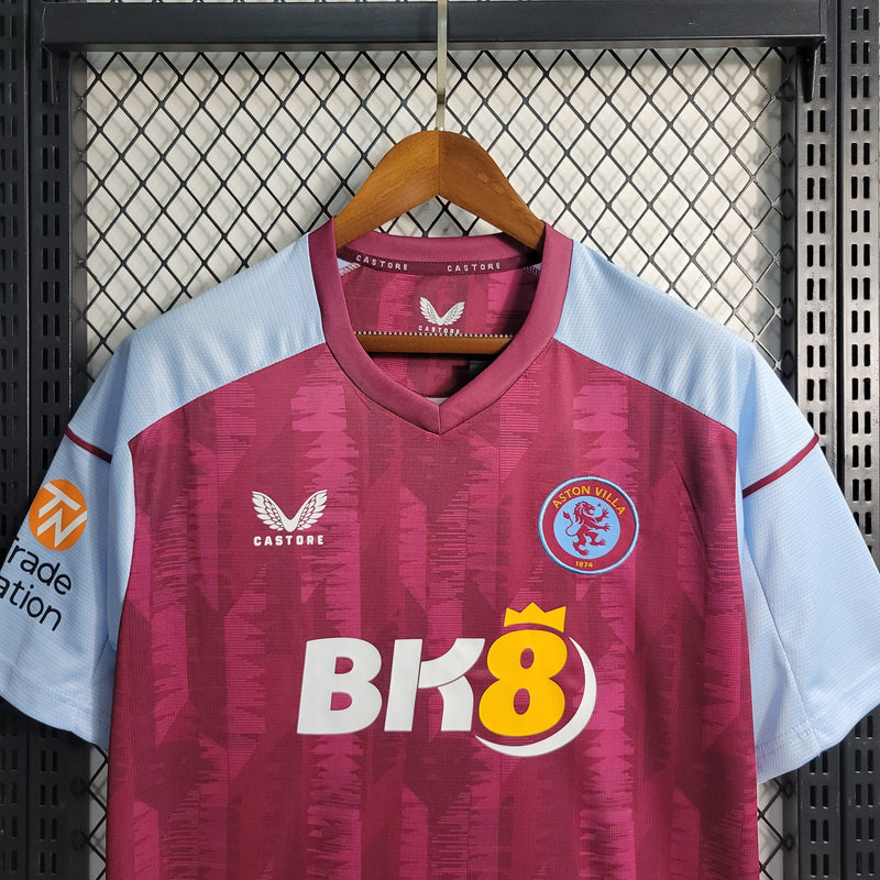 Camisa Aston Villa Home 23/24 - Versão Torcedor Masculina