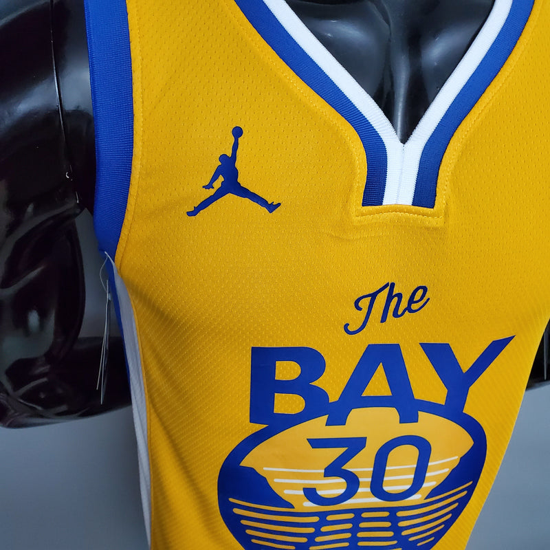 Camisa Golden State Warriors NBA - Nike Yellow - Curry 30