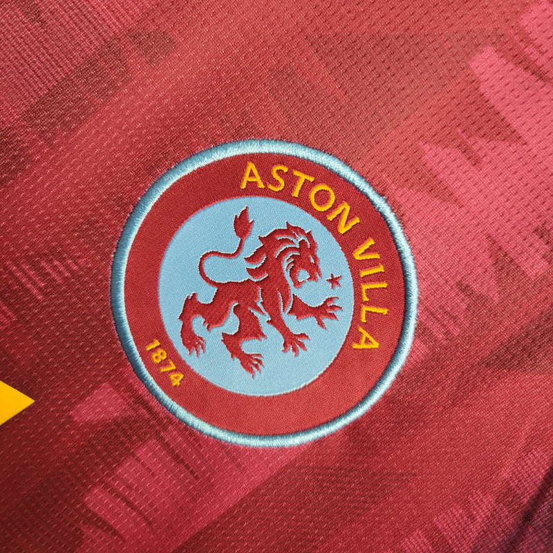 Camisa Aston Villa Home 23/24 - Versão Torcedor Masculina