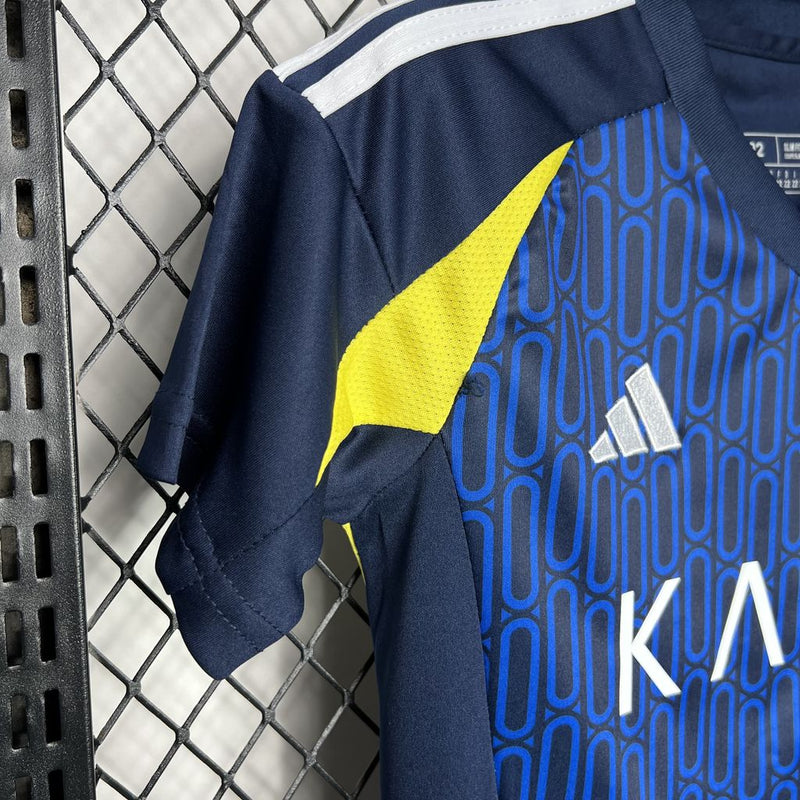 Kit Infantil Al-Nassr - Away 24/25 - Adidas - Azul - KAFD