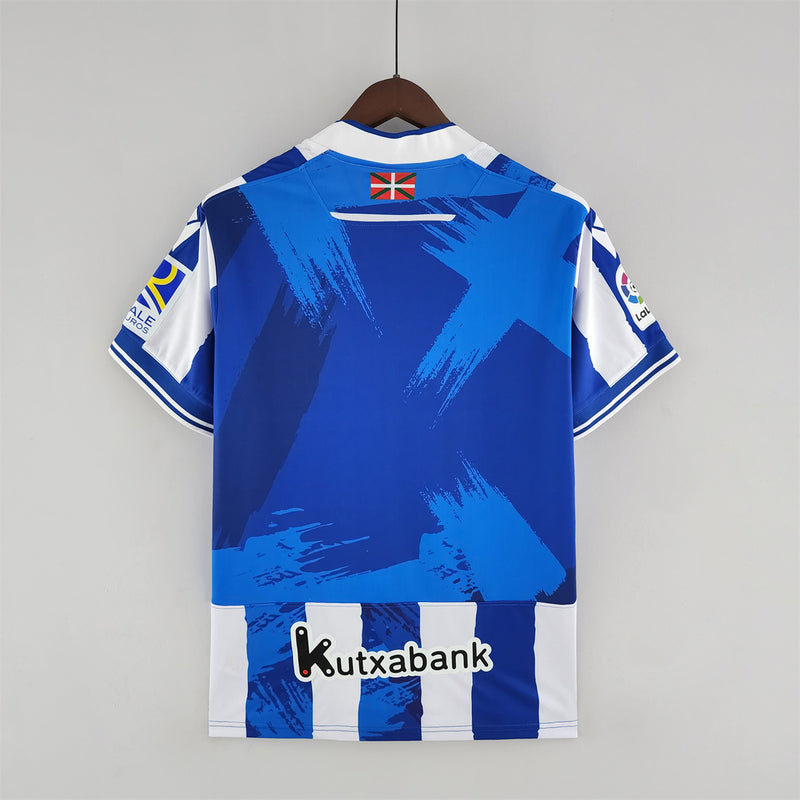 Camisa Real Sociedad Home 22/23 - Versão Torcedor Masculina