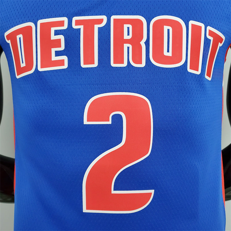 Camisa Detroit Pistons NBA - Nike Blue - Cunningham 2