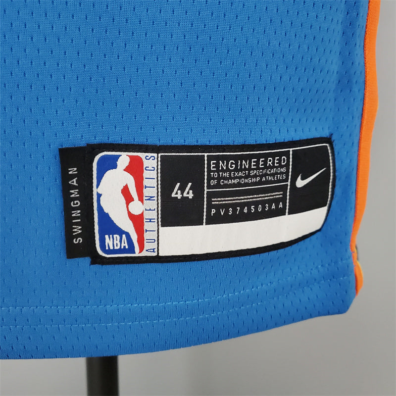 Camisa Oklahoma City Thunder NBA - Nike Light Blue - Anthony 7