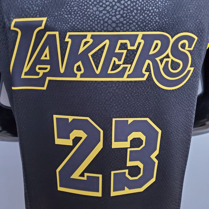 Camisa Los Angeles Lakers NBA - Nike Black - James 23