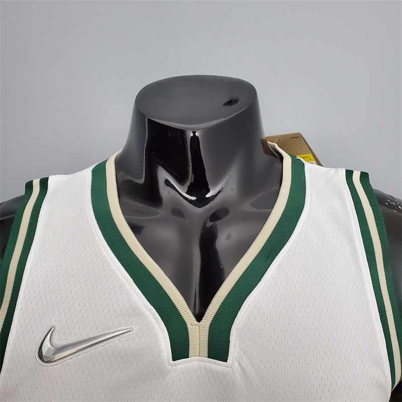 Camisa Milwaukee Bucks NBA - Nike White - Antetokounmpo 34