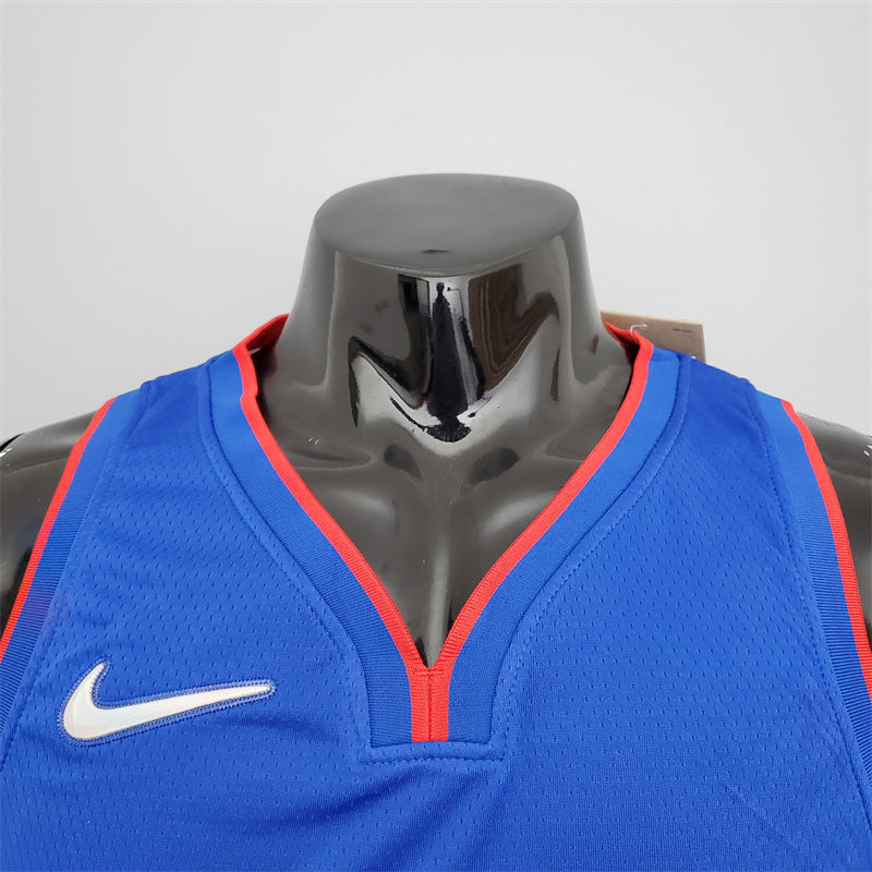 Camisa Detroit Pistons NBA - Nike Blue - Cunningham 2