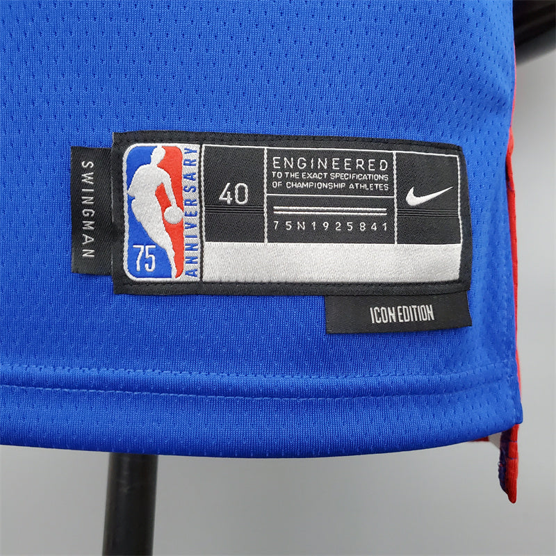 Camisa Detroit Pistons NBA - Nike Blue - Cunningham 2