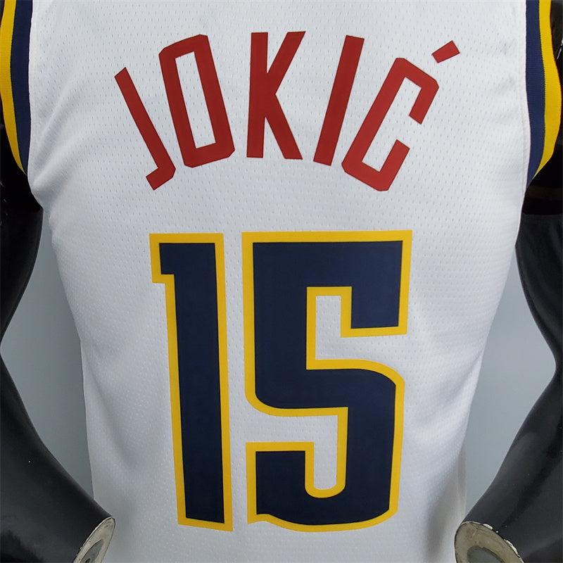 Camisa Denver Nuggets NBA - Nike White - Jokic 15