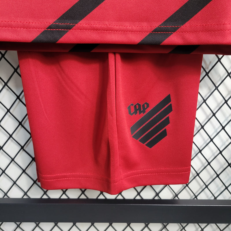 Kit Infantil Athlético Paranaense - Away 23/24 - Umbro - Preto