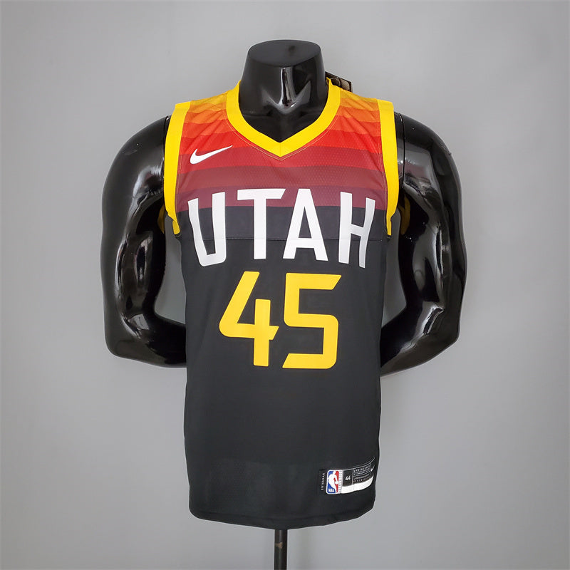 Camisa Utah Jazz NBA - Nike Black - Mitchell 45