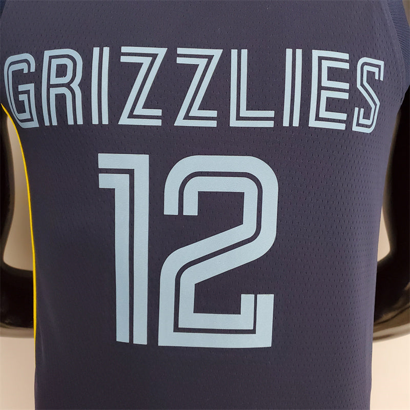 Camisa Memphis Grizzlies NBA - Nike Navy Blue - Morant 12