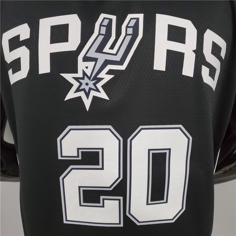 Camisa San Antonio Spurs NBA - Nike Black - Ginobili 20