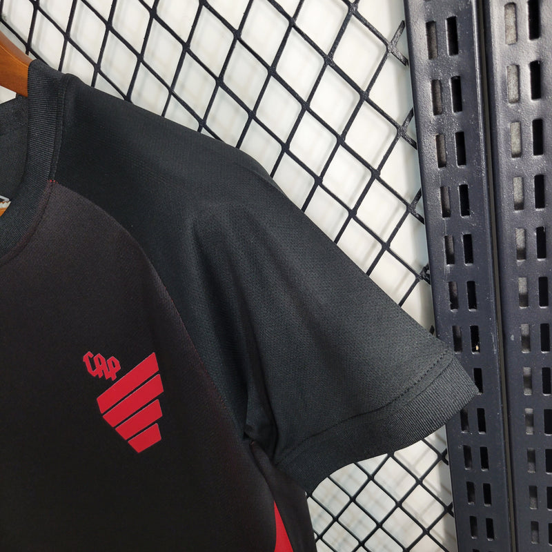 Kit Infantil Athlético Paranaense - Away 23/24 - Umbro - Preto