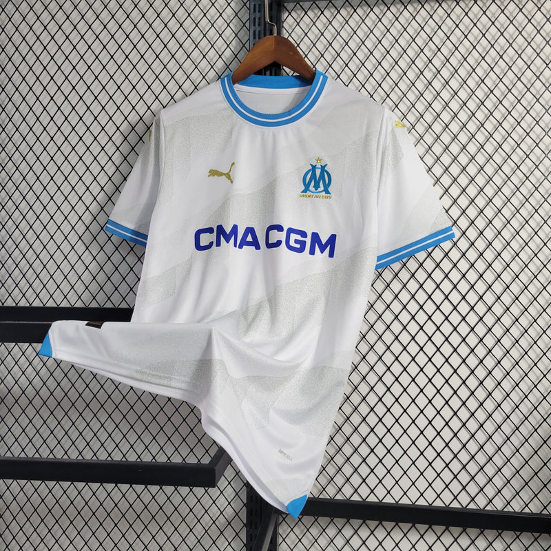 Camisa Olympique de Marseille Home 23/24 - Versão Torcedor Masculina