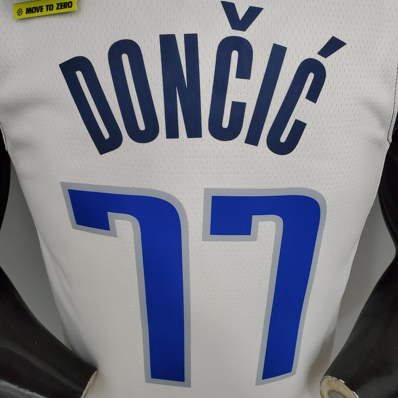 Camisa Dallas Maverick NBA - Nike White - Doncic 77