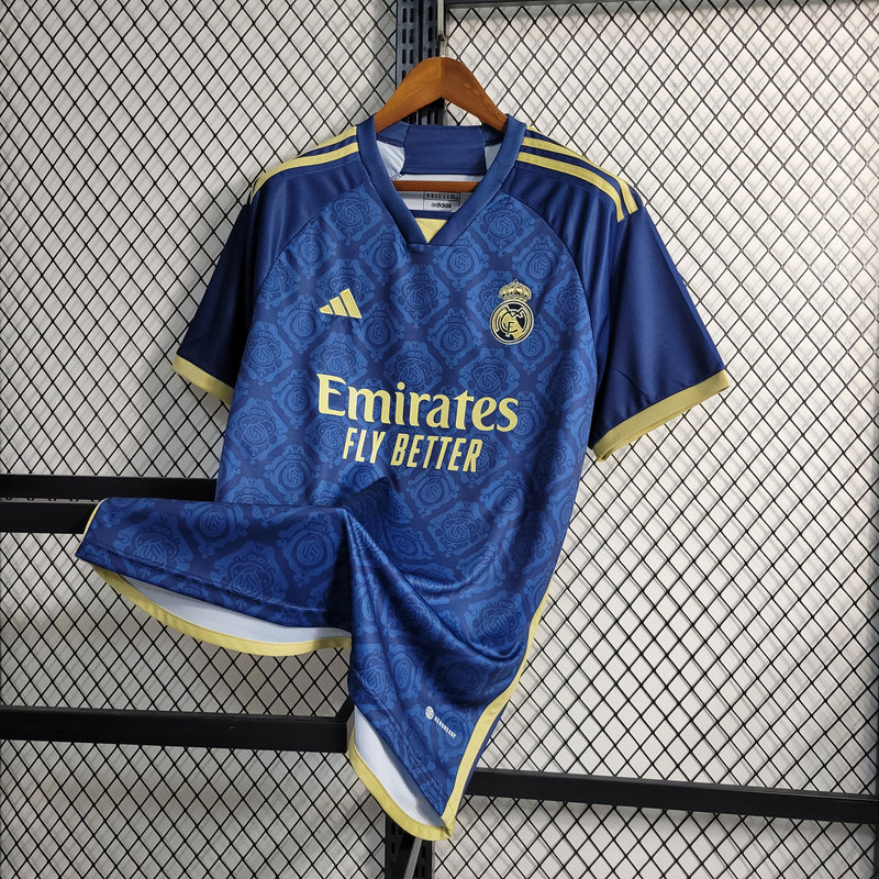Camisa Real Madrid Royal Blue 23/24 - Versão Torcedor Masculina