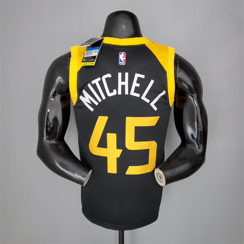 Camisa Utah Jazz NBA - Nike Black - Mitchell 45