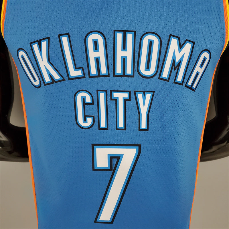 Camisa Oklahoma City Thunder NBA - Nike Light Blue - Anthony 7
