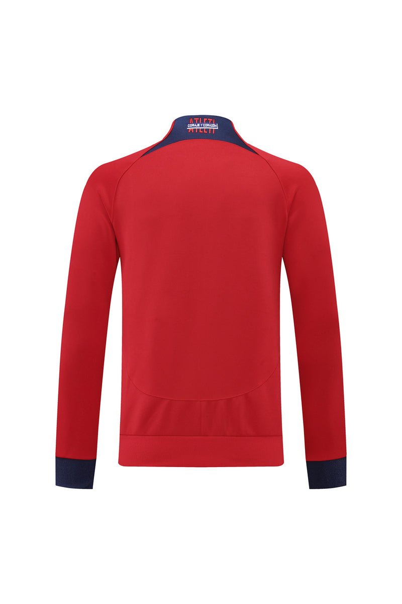 Conjunto de Inverno Atlético de Madrid-Nike-Vermelho e Azul-messi-neymar jr-cristiano ronaldo-treino-futebol