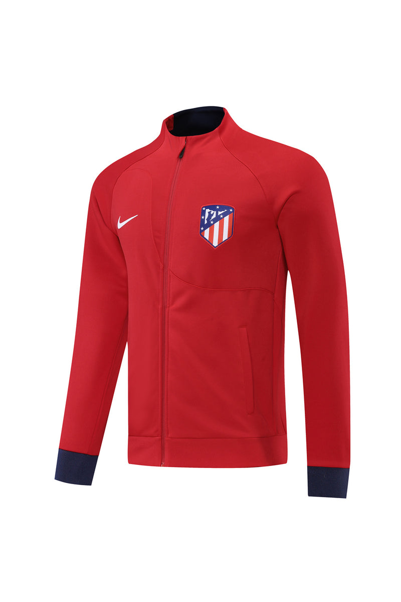 Conjunto de Inverno Atlético de Madrid-Nike-Vermelho e Azul-messi-neymar jr-cristiano ronaldo-treino-futebol
