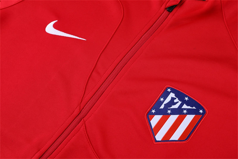 Conjunto de Inverno Atlético de Madrid-Nike-Vermelho e Azul-messi-neymar jr-cristiano ronaldo-treino-futebol