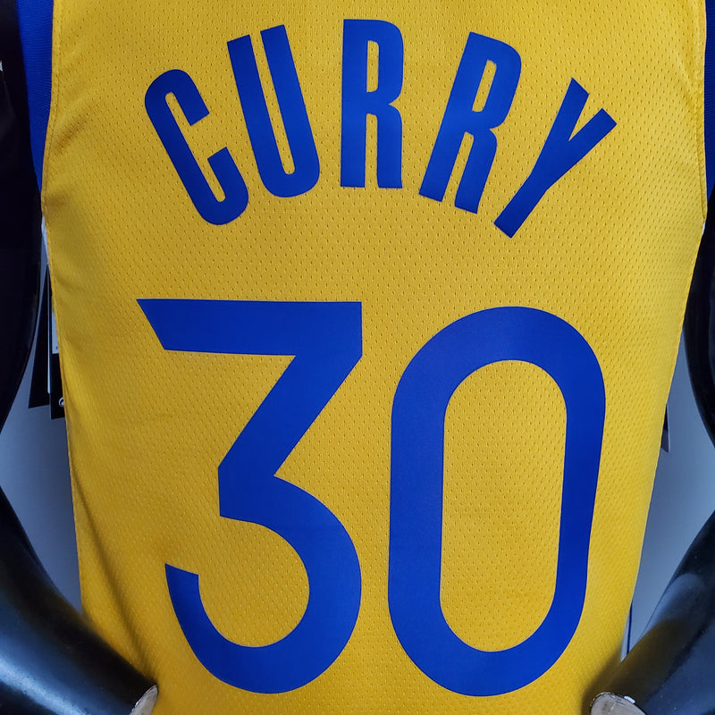 Camisa Golden State Warriors NBA - Nike Yellow - Curry 30