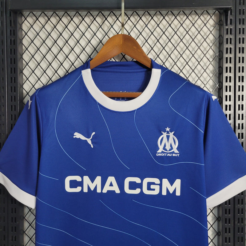 Camisa Olympique de Marseille Away 23/24 - Versão Torcedor Masculina