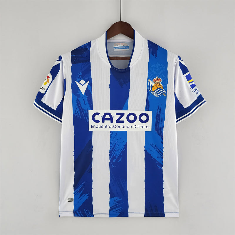 Camisa Real Sociedad Home 22/23 - Versão Torcedor Masculina