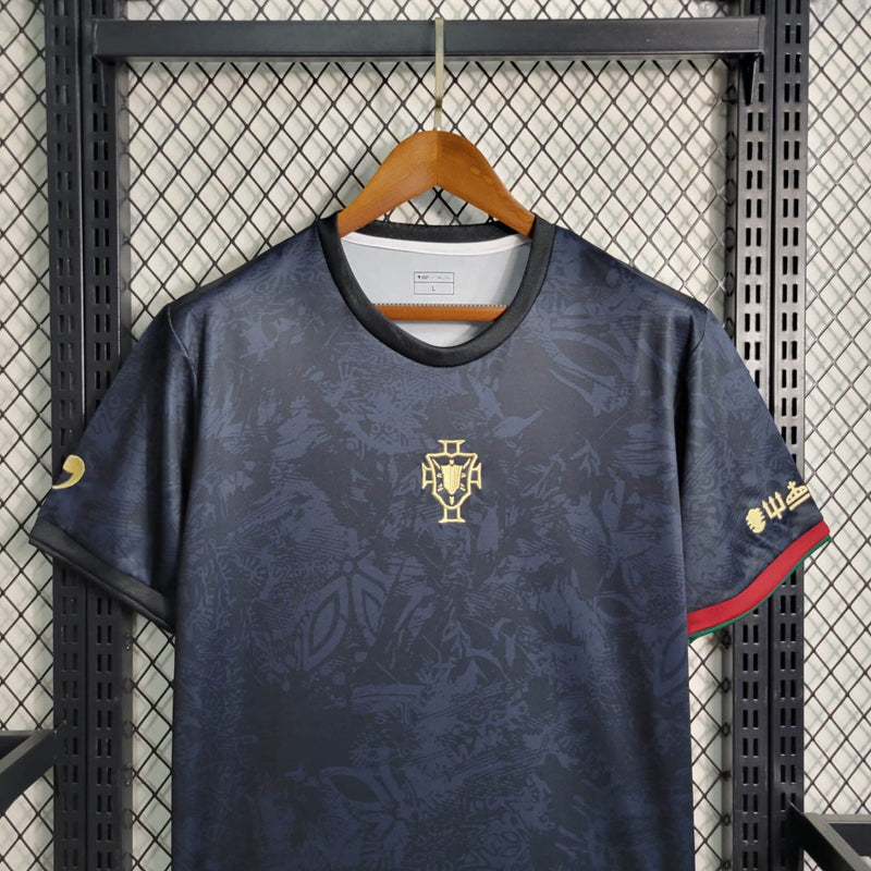 Camisa Portugal Black Special Edition 23/24 - Versão Torcedor Masculina