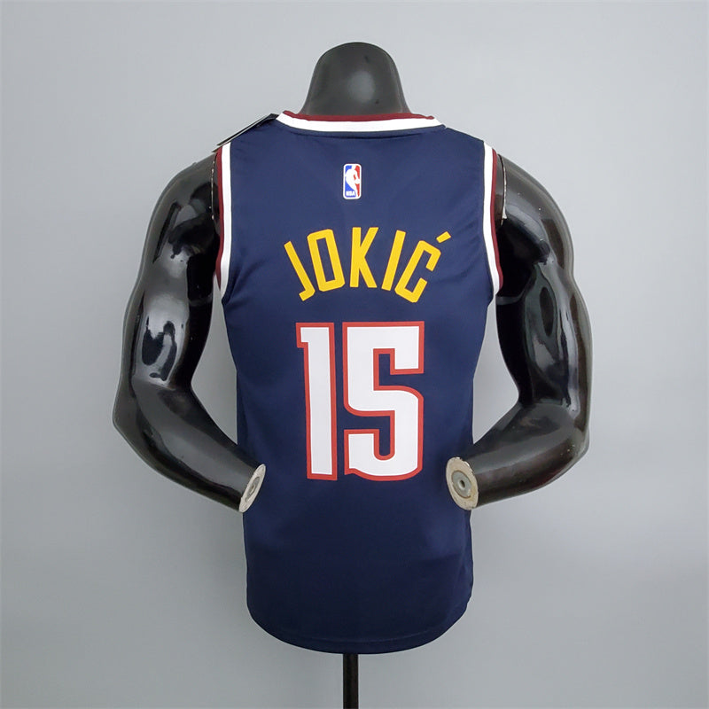 Camisa Denver Nuggets NBA - Nike Navy Blue - Jokic 15