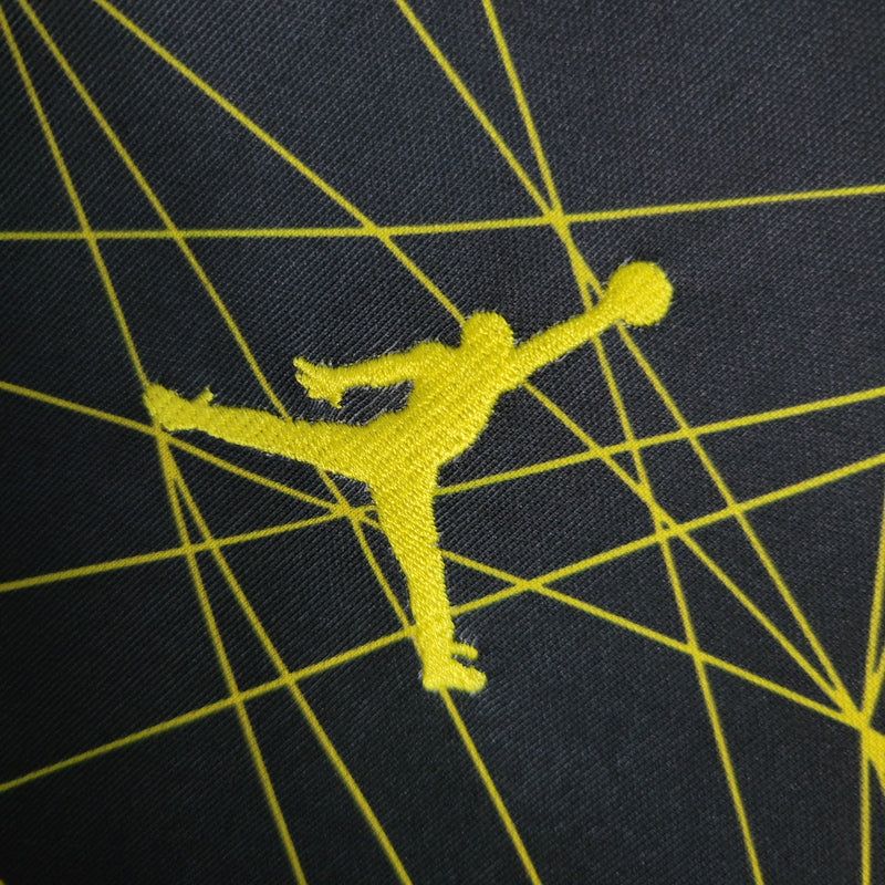 Camisa PSG Away IV 23/24 - Torcedor Jordan Masculina - Cinza - Qatar Airways