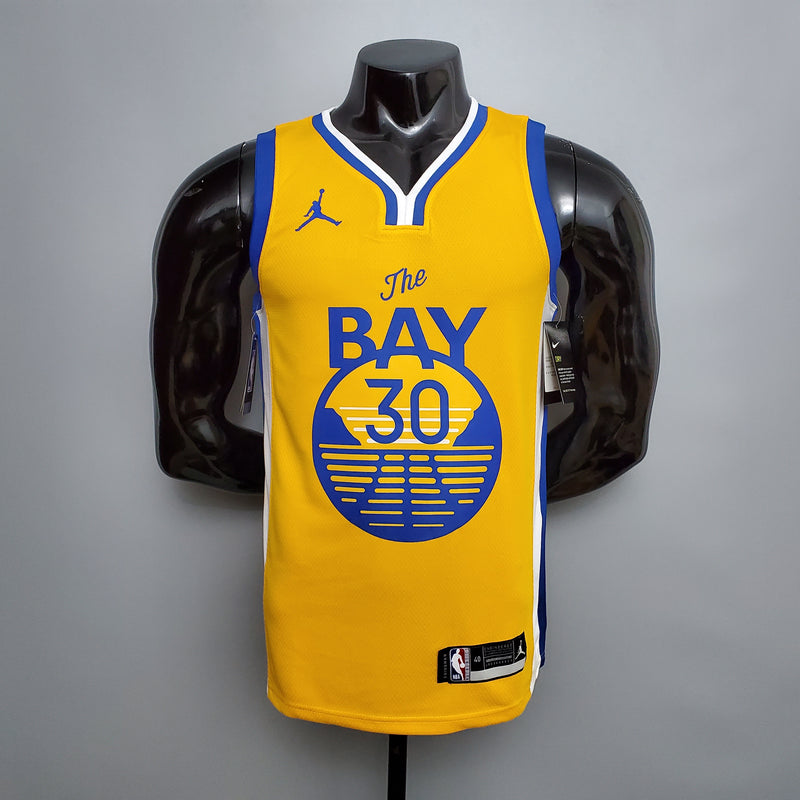 Camisa Golden State Warriors NBA - Nike Yellow - Curry 30