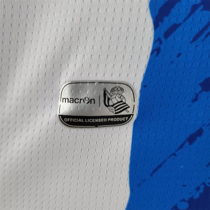 Camisa Real Sociedad Home 22/23 - Versão Torcedor Masculina